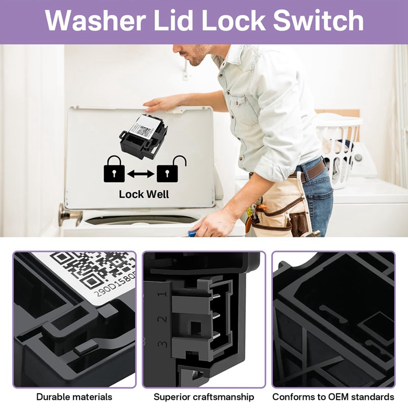 WH01X27954 세탁기 뚜껑 잠금 스위치 부품 29 - Door Lock 리뷰 및 가격